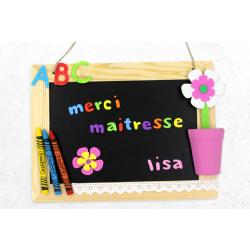 Ardoise « Merci maitresse »
