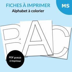 Alphabet grandes lettres