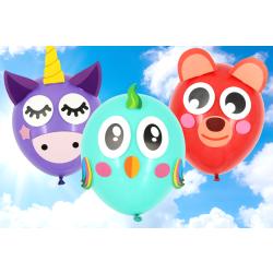 Découvrez comment transformer des simples en ballons de baudruche en animaux rigolos. Avec des formes en carte forte à coller, les enfants s’amuseront à inventer des animaux rigolo.