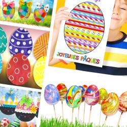 Des idées de bricolages autour des oeufs de Pâques. Des idées pour décorer des oeufs de Pâques pour la décoration et pour les offrir. Des idées de bricolages pour réaliser des jouets, des objets prati
