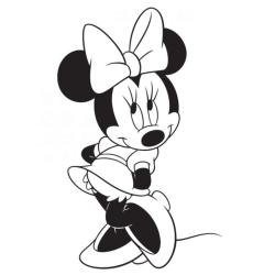 Coloriage Minnie à imprimer