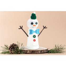 Voilà une belle activité créative de Noël qui va permettre aux enfants de fabriquer de sublimes bonhommes de neige lumineux ! Idéal pour décorer la maison pour les fêtes de fin d'année.