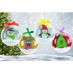 Découvrez une activité de Noël pour les enfants dès l'âge de 5 ans.Cette fois-ci, nous allons fabriquer des boules à accrocher dans le sapin de Noël en utilisant simplement des petits personnages de N