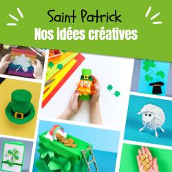 Retrouvez toutes les idées de bricolages pour vivre une journée sous le signe du Leprechaun, du trèfle à 4 feuilles et du vert ! la journée de la saint Patrick sera verte ou ne sera pas ! Nous vous pr