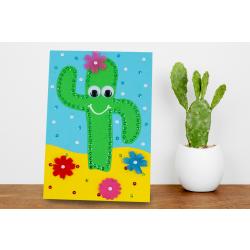 Cactus avec sequins à piquer