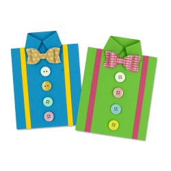 Carte chemise pour la fête des pères
