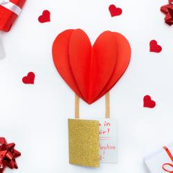 Carte coeur pour maman ou papa , un amoureux, une amie ... Une carte facile à réaliser et à offrir pour la fête des mères, la fête des pères,  la saint Valentin ou un anniversaire