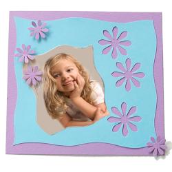 Explications pour réaliser une cartes rosaces pour scrapbooking