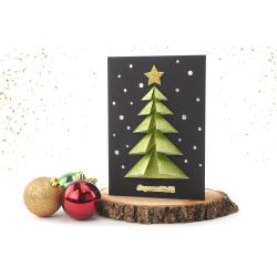 Découvrez une méthode facile pour fabriquer une jolie carte sapin de Noël en 3D ! Une carte idéale pour souhaiter ses vœux de manière originale pour les fêtes de fin d'année.