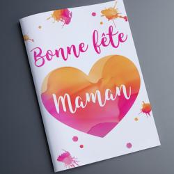 Vous cherchez une carte de fête des mères à imprimer ? La fête des mères est l'occasion parfaite pour offrir une jolie carte pleine d'attention à sa maman. Nos cartes de Fête des mères à imprimer sont