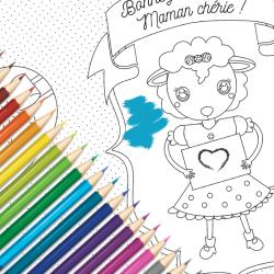 Vous cherchez une carte de fête des mères à colorier ? La fête des mères est l'occasion parfaite pour offrir une jolie carte pleine d'attention à sa maman. Nos cartes de Fête des mères à colorier sont