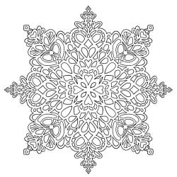 Flocon de neige : tous nos dessins à colorier gratuitement pour vos enfants