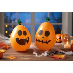 Citrouille d'Halloween avec un ballon