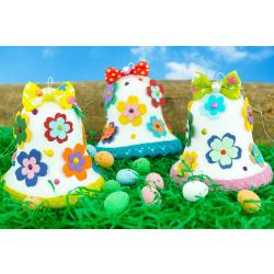 Cloches de Pâques fleuries