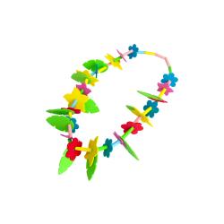 Un collier hawaien en caoutchouc souple DIY