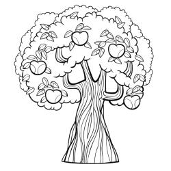Dessins et coloriages sur les arbres, les feuilles, les arbres au fil des saisons ... Le coloriage est un bon moyen d'intéresser les enfants à la nature.