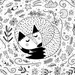 Voici un coloriage d'automne à imprimer gratuitement. Un dessin d'automne à imprimer pour tous les petits amoureux de la nature. Page 07