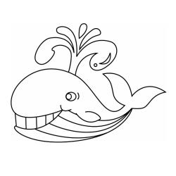 Dessins à imprimer pour le coloriage des baleines. Le coloriage est une activité amusante pour découvrir les baleines,apprendre à mieux les connaître et apprendre leur nom. Le coloriage est l'occasion