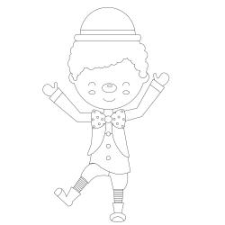 Voici le coloriage carnaval ! Un dessin à imprimer sur le thème du Carnaval et de mardi gras - Page 14
