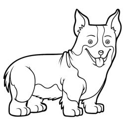 Voici un coloriage loup à imprimer gratuitement. Un dessin de loup à imprimer pour tous les petits amoureux des animaux. Page 7