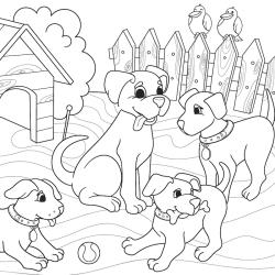 Voici un coloriage loup à imprimer gratuitement. Un dessin de loup à imprimer pour tous les petits amoureux des animaux. Page 4