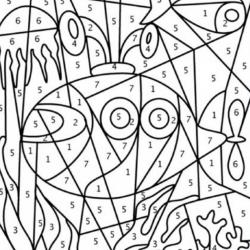 Coloriage codé simple