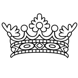 ?Retrouvez le coloriage d'une couronne facile et imprimez un dessin gratuitement ✅ aux enfants pour l'épiphanie ?