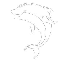 Trouvez un coloriage dauphin ou un dessin de dauphin pour s'amuser avec ces magnifiques animaux marins. Quel enfant n'aime pas les dauphins ? Les coloriages de dauphin sont à imprimer pour le coloriag