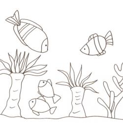 Imprimer le coloriage des poissons au fond de la merImprimer le coloriage des poissons au fond de la mer