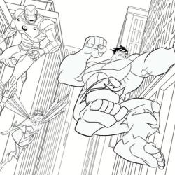 Coloriage des Avengers