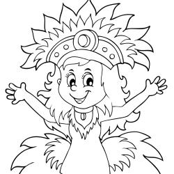 Voici le coloriage carnaval ! Un dessin à imprimer sur le thème du Carnaval et de mardi gras - Page 24