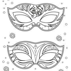 Voici le coloriage carnaval ! Un dessin à imprimer sur le thème du Carnaval et de mardi gras - Page 25