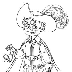 Voici le coloriage carnaval ! Un dessin à imprimer sur le thème du Carnaval et de mardi gras - Page 26
