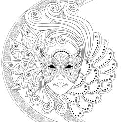 Voici le coloriage carnaval ! Un dessin à imprimer sur le thème du Carnaval et de mardi gras - Page 27
