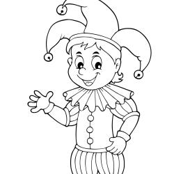 Voici le coloriage carnaval ! Un dessin à imprimer sur le thème du Carnaval et de mardi gras - Page 31