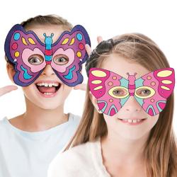 Coloriage d’un masque papillon