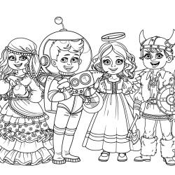 Voici le coloriage carnaval ! Un dessin à imprimer sur le thème du Carnaval et de mardi gras - Page 29