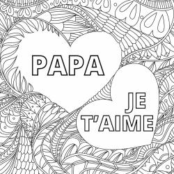 Coloriage Super Papa Manga