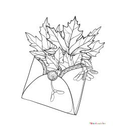 Voici un coloriage de feuilles d'arbre à imprimer gratuitement. Un dessin de feuilles à imprimer pour tous les petits amoureux des arbres et de la nature. Page 10