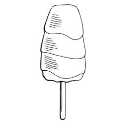 Voici un coloriage de glaces. Un dessin à imprimer pour les amoureux de la saison estivale et de cette gourmandise sucrée - Page 5