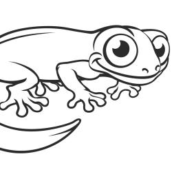 Coloriage lézard : un dessin de lézard à imprimer gratuitement pour les petits amoureux des animaux et des reptiles - Page 4