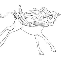 Coloriage licorne à proposer aux enfants qui aiment l'univers de cet animal fantastique - Page 16