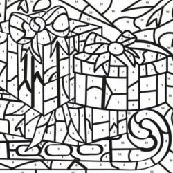 Coloriage magique du soir de Noël