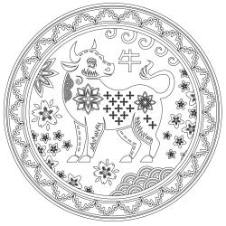 Voici un coloriage du Nouvel An chinois à imprimer gratuitement. Un dessin du Carnaval chinois à imprimer pour tous les petits amoureux de la Chine. Page 03