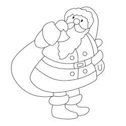 Coloriages Père Noël : tous nos dessins à imprimer gratuitement