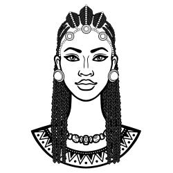 Un coloriage de princesse à imprimer gratuitement pour tous les enfants qui aiment les histoires fantastiques. Modèle 13