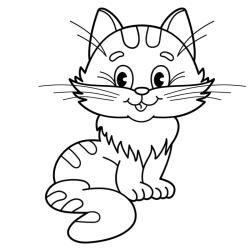 Coloriages et dessins sur le chat cet animal familier. Coloriages de chats, chattes,chatons, chat en rond ou chat joueur ... Les enfants s'amuseront à colorier cet animal de compagnie. Des coloriages