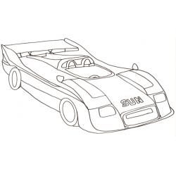 Coloriage voiture de course F1 2001