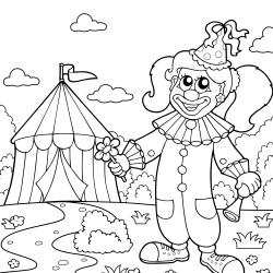 Coloriage cirque