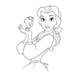 Coloriages de la Belle et la Bête